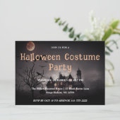 Spooktacular Halloween-Party Einladung (Stehend Vorderseite)