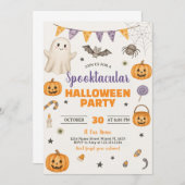 Spooktacular Halloween-Party Einladung (Vorne/Hinten)