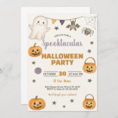 Spooktacular Halloween-Party Einladung (Vorne/Hinten)