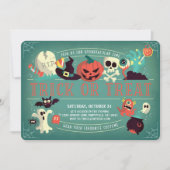 Spooktacular Halloween-Party Einladung (Vorderseite)