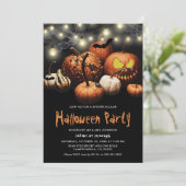 Spooktacular Halloween-Party Einladung (Stehend Vorderseite)