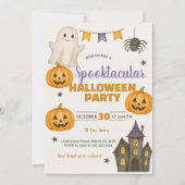 Spooktacular Halloween-Party Einladung (Vorderseite)