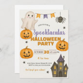 Spooktacular Halloween-Party Einladung (Vorne/Hinten)
