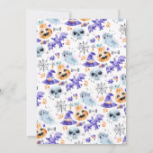 Spooktacular Halloween-Party Einladung (Rückseite)