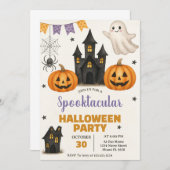 Spooktacular Halloween-Party Einladung (Vorne/Hinten)