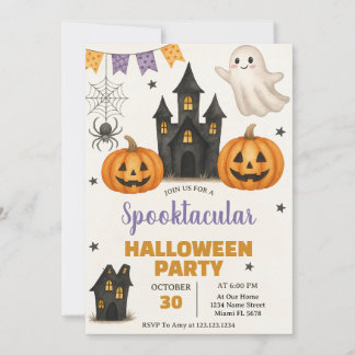 Spooktacular Halloween-Party Einladung