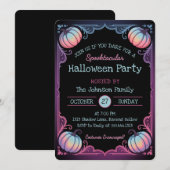 Spooktacular Halloween-Party Einladung (Vorne/Hinten)