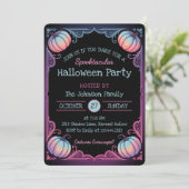 Spooktacular Halloween-Party Einladung (Stehend Vorderseite)