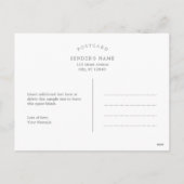 Spooktacular Halloween-Party Einladung Postkarte (Rückseite)