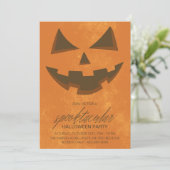 Spooktacular Halloween-Party-Einladungs-Karte Einladung (Stehend Vorderseite)
