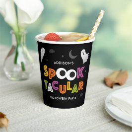 Spooktacular Halloween-Party Paper Cup Pappbecher