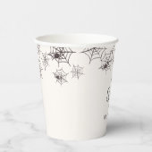 Spooktacular Halloween Party Spider Webs Pappbecher (Rechts)