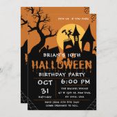 Spooktacular Halloween-Party Spookoky Einladung (Vorne/Hinten)