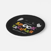 Spooktacular-Halloween-Party-Teller Pappteller (Schrägansicht)