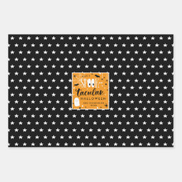 Spooktacular Halloween Patterns Geschenkpapier Set