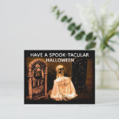 Spooktacular Halloween Postkarte (Stehend Vorderseite)