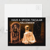 Spooktacular Halloween Postkarte (Vorne/Hinten)