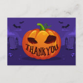 Spooktacular Halloween Pumpkin-scharf Danke (Rückseite)