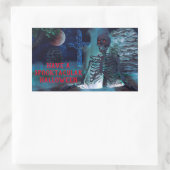 Spooktacular Halloween Rechteckiger Aufkleber (Tasche)