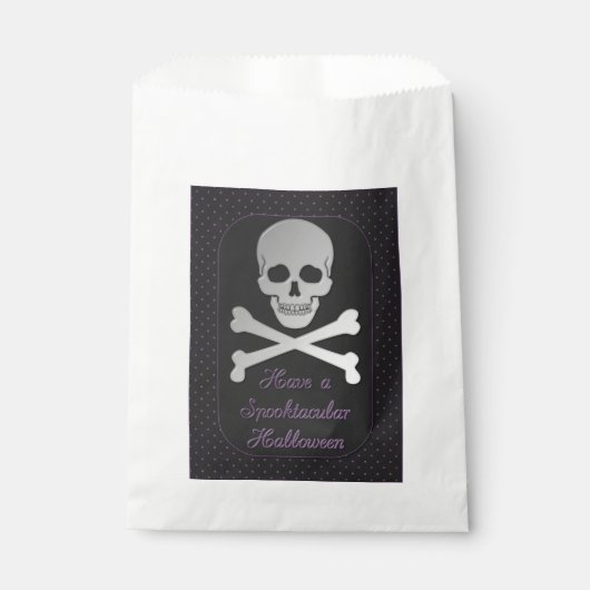 Spooktacular Halloween Skull Geschenktütchen (Vorderseite)