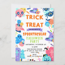 Spooktacular Halloween Trick oder Treat Pumpkin In