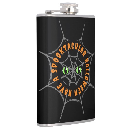 Spooktacular Halloween Vinyl Wrapped Flask Flachmann (Rechts)