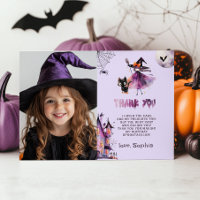 Spooktacular Hexenkarte Halloween-Party Danke Kart