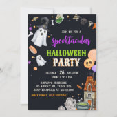 Spooktacular Kids Costume Halloween-Party Einladung (Vorderseite)
