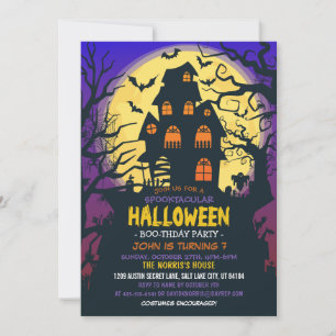 Spooktacular Kids Costume Halloween Party Einladung