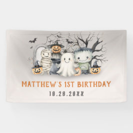 Spooktacular Kids Halloween Banner