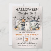 Spooktacular Kids Halloween Einladung (Vorderseite)