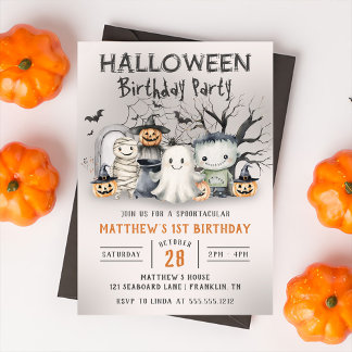 Spooktacular Kids Halloween Einladung