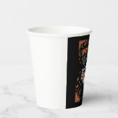 Spooktacular Lehrerin Halloween T - Shirt Pappbecher (Rechts)