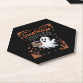 Spooktacular Lehrerin Halloween T - Shirt Untersetzer (angewinkelt)