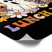 Spooktacular Lunch Lady Happy Halloween Spooky Mat Poster (Ecke)