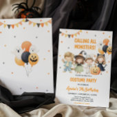Spooktacular Monsters Halloween Einladung