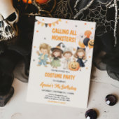 Spooktacular Monsters Halloween Einladung