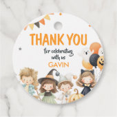 Spooktacular Monsters Halloween Geschenkanhänger (Vorderseite)