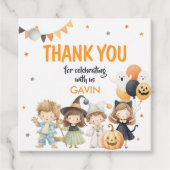 Spooktacular Monsters Halloween Geschenkanhänger (Vorderseite)