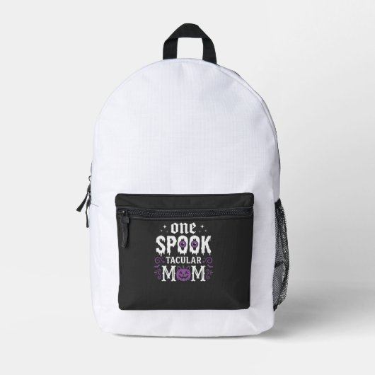 Spooktacular-Mutter-Halloween-Design_1 Bedruckter Rucksack (Vorderseite)