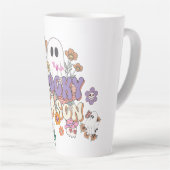 Spooktacular Niedlich Ghost Bunte Blume Halloween Milchtasse (Rechte Ecke)