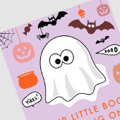 Spooktacular Niedlich Ghost Halloween 1. Geburtsta Einladung