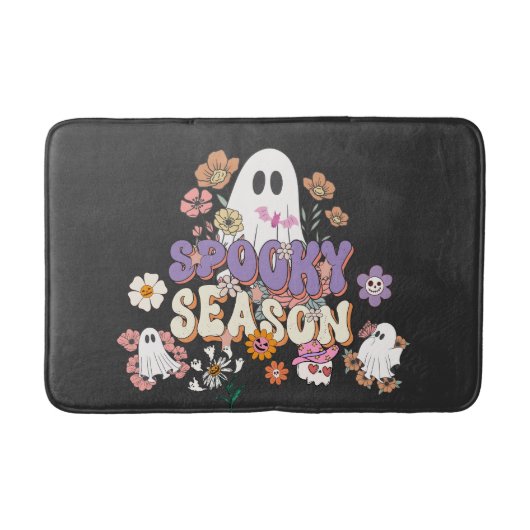 Spooktacular Niedlich Ghost Halloween Bath Mat Badematte (Vorderseite)