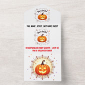 Spooktacular Night Halloween Einladung (Innen)