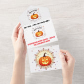 Spooktacular Night Halloween Einladung (Abreißtisch)