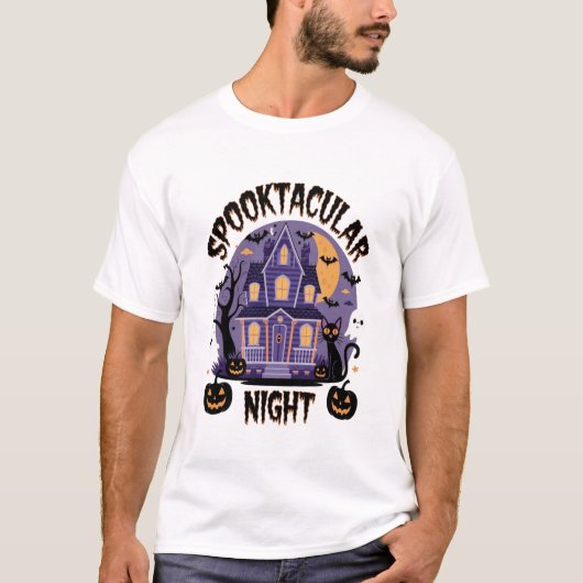 Spooktacular Night Halloween T-Shirt (Vorderseite)