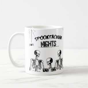 Spooktacular Nights Frohe Halloween Sonnenschädel Kaffeetasse