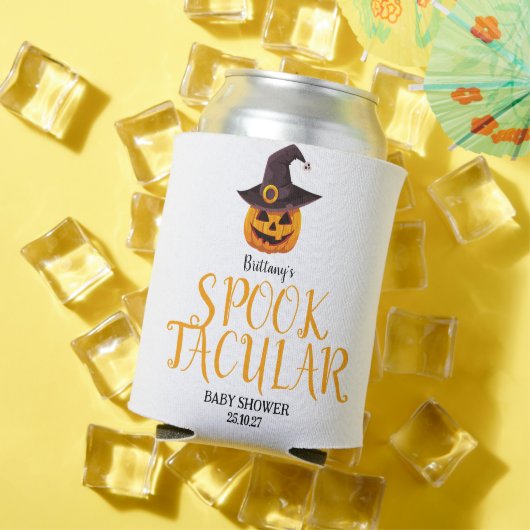 Spooktacular Orange Niedlich Pumpkin Baby Dusche Dosenkühler (In Situ Sommer)