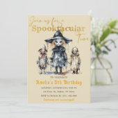 Spooktacular Party Halloween Einladung (Stehend Vorderseite)