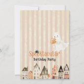 Spooktacular Party Halloween Einladung (Rückseite)